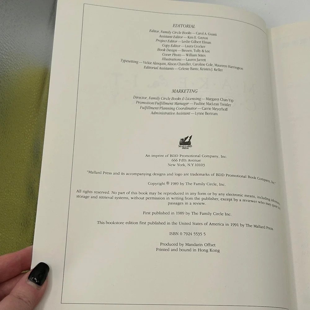 Family Circle book title